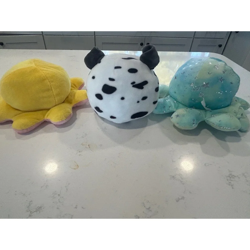 Squishmallow‎ Reversible Octopus Cat Dog Plush Toy Set